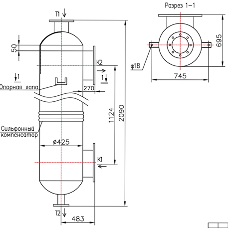 КС 400-1,5-8×0,8-36,0 купить на TEPLOOBMENNIC.RU
