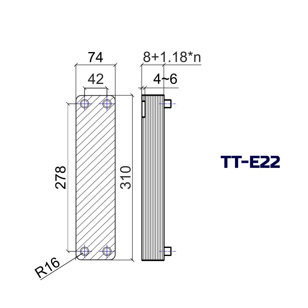 ТТ-E22-30Н-4.5 купить на TEPLOOBMENNIC.RU