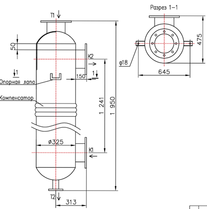 КС 300-1,5СК-8×0,8-20,7 купить на TEPLOOBMENNIC.RU