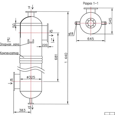 КС 300-1СК-8×0,8-13,8 купить на TEPLOOBMENNIC.RU
