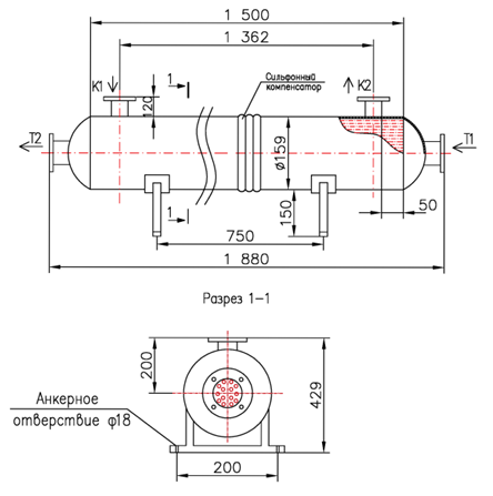 КС 150У-1,5-8×0,8-4,5 купить на TEPLOOBMENNIC.RU