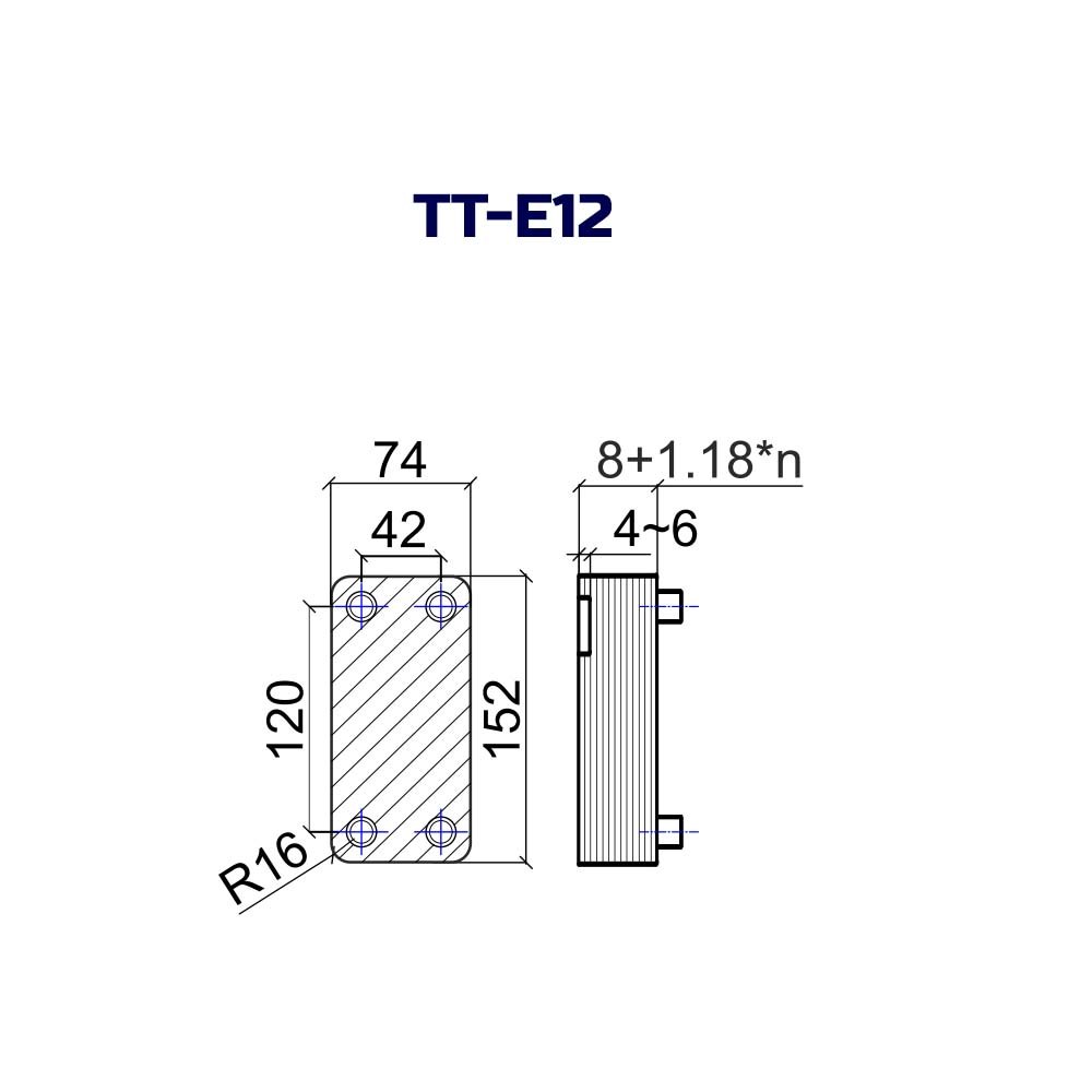 ТТ-E12-12Н-4.5 купить на TEPLOOBMENNIC.RU