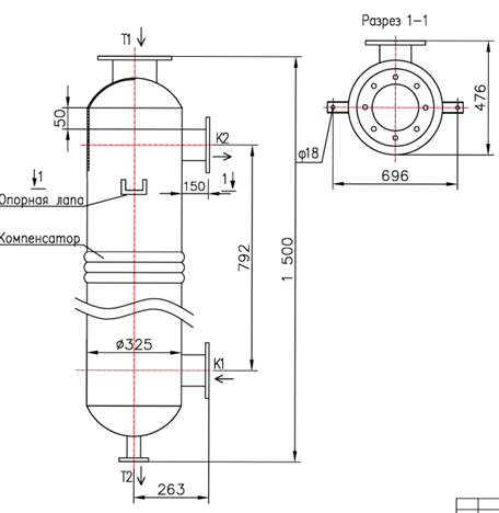 КС 300-1СК-8×0,8-19,0-2 купить на TEPLOOBMENNIC.RU
