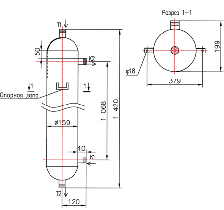 КС 150У-1,2-8×0,8-3,6 купить на TEPLOOBMENNIC.RU
