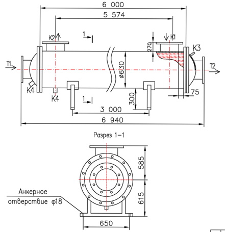 КС 600Р-6-12×2-280 купить на TEPLOOBMENNIC.RU