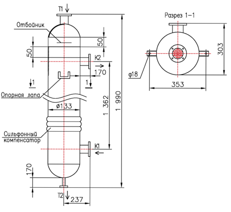 КС 130-1,5-8×0,8-3 купить на TEPLOOBMENNIC.RU