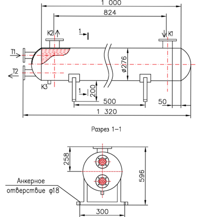 КС 250-1-2Х-8×0,8-8 купить на TEPLOOBMENNIC.RU