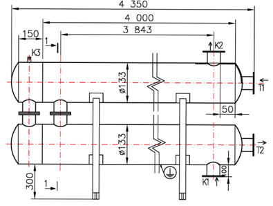 2КС 130-4-8×0,8-16,0 купить на TEPLOOBMENNIC.RU