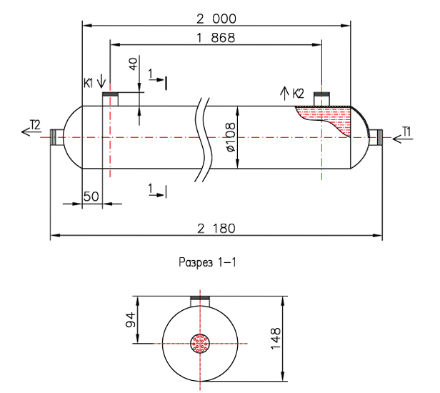 КС 100-2-8×0,8-2,4 купить на TEPLOOBMENNIC.RU