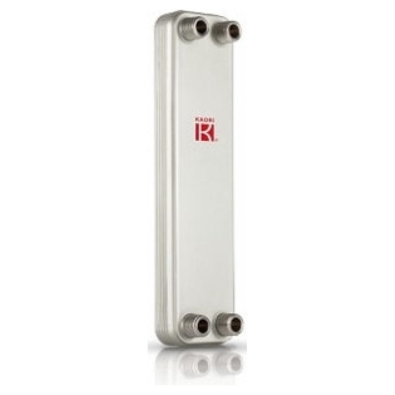 Паяный теплообменник KAORI R096 фреон-вода купить на TEPLOOBMENNIC.RU
