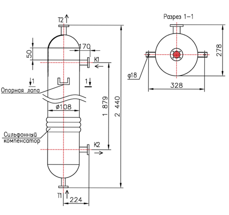 КС 100-2-8×0,8-2 купить на TEPLOOBMENNIC.RU