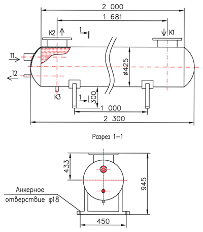КС 400-2-2Х-8×0,8-54 купить на TEPLOOBMENNIC.RU