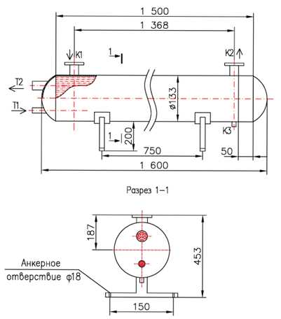 КС 130-1,5-1К-2Х-8×0,8-3 купить на TEPLOOBMENNIC.RU