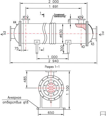 КС 600-2-12×1,5-88 купить на TEPLOOBMENNIC.RU
