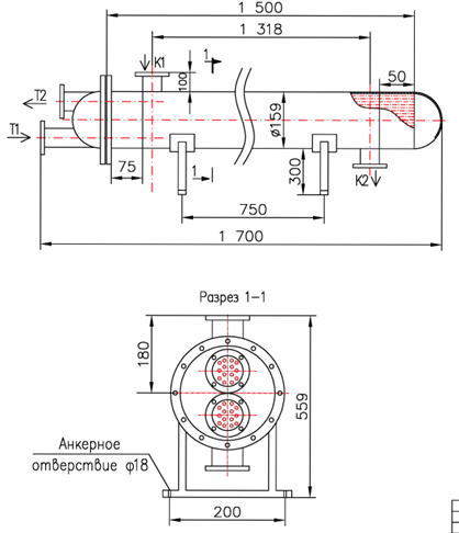 КС 150-1,5-8×0,8-4,5 купить на TEPLOOBMENNIC.RU