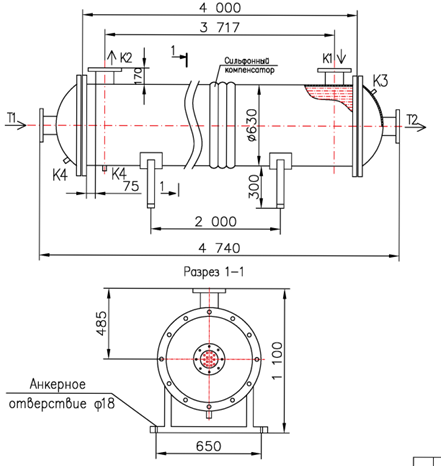 КС 600Р-4-18×1-122,08 купить на TEPLOOBMENNIC.RU