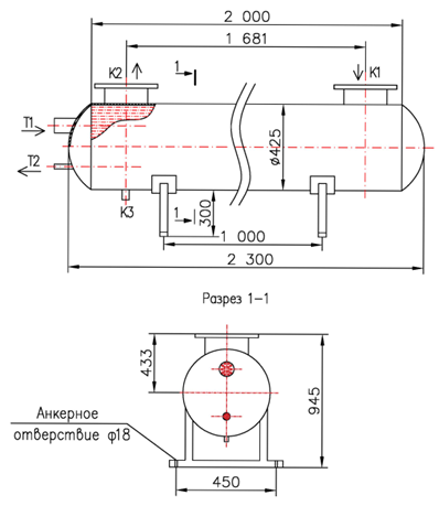 КС 400-2-2Х-8×1,56-54 купить на TEPLOOBMENNIC.RU