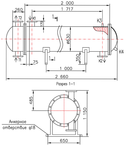 КС 600Р-2СП-4Х-20×2-48 купить на TEPLOOBMENNIC.RU