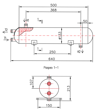 КС 125-0,5-2Х-8×0,8-1 купить на TEPLOOBMENNIC.RU