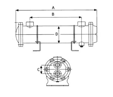 Кожухотрубный теплообменник LCH OR-100