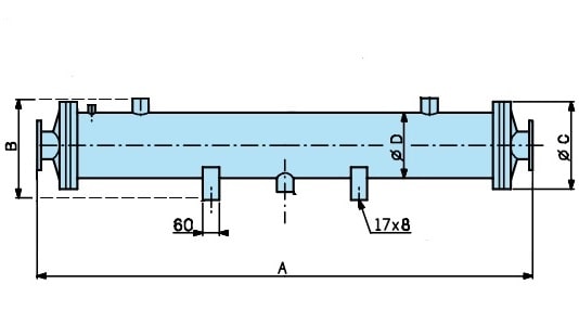 Кожухотрубный теплообменник Ciat FKH 457-40R