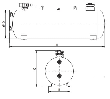 Кожухотрубный теплообменник BITZER F102HP