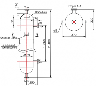 КС 150-2СК-10×2бщг-6,0 | Интернет-магазин TEPLOOBMENNIC.RU