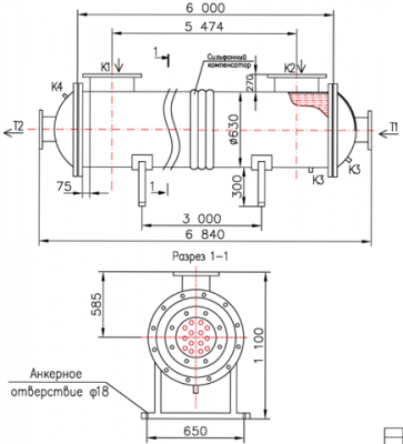 КС 600-6-12×1,5-268 | Интернет-магазин TEPLOOBMENNIC.RU