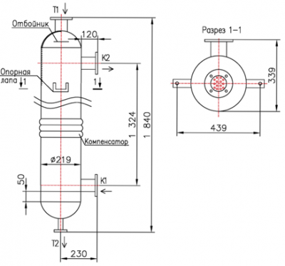 КС 200-1,5-8×0,8-9 | Интернет-магазин TEPLOOBMENNIC.RU