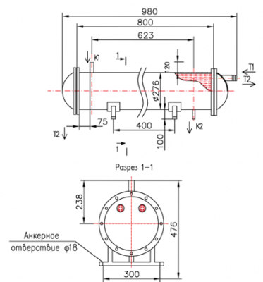 КС 270Р-0,8-12×1-52 | Интернет-магазин TEPLOOBMENNIC.RU
