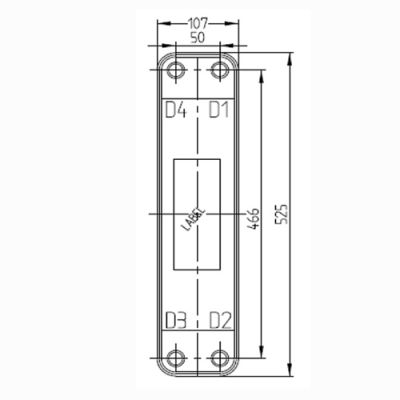 Паяный теплообменник HBL50C | Интернет-магазин TEPLOOBMENNIC.RU