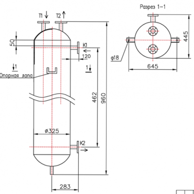 КС 300-0,6-8×0,8-8 | Интернет-магазин TEPLOOBMENNIC.RU