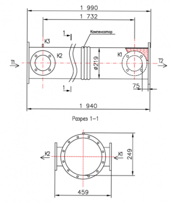 КС 200-1,99-8×0,8-11 | Интернет-магазин TEPLOOBMENNIC.RU