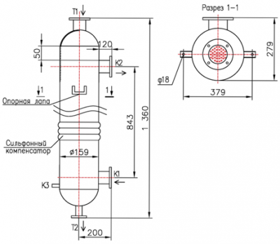 КС 150-3-8×1,6-3,0 | Интернет-магазин TEPLOOBMENNIC.RU