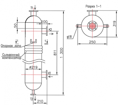 КС 210-1-8×0,8-6,0 | Интернет-магазин TEPLOOBMENNIC.RU