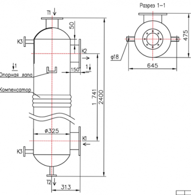 КС 300-2СК-8×1-27,6 | Интернет-магазин TEPLOOBMENNIC.RU