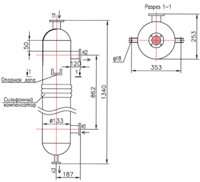КС 130-1-8×0,8-1,98 | Интернет-магазин TEPLOOBMENNIC.RU