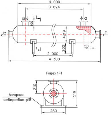 КС 210-4,0-8×0,8-24,0 | Интернет-магазин TEPLOOBMENNIC.RU