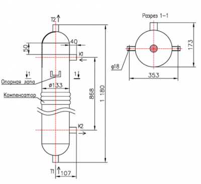 КС 130-1,0СК-8×0,8-1,98 | Интернет-магазин TEPLOOBMENNIC.RU