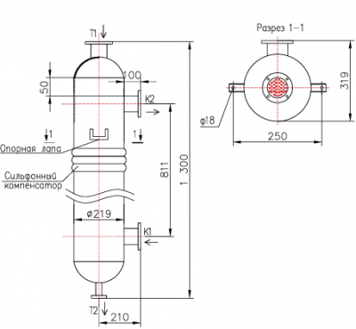 КС 210-1-8×0,8-3 | Интернет-магазин TEPLOOBMENNIC.RU