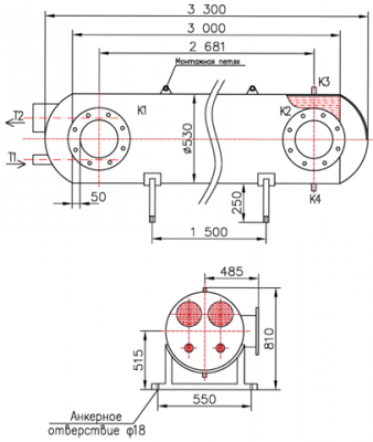 КС 500-3-8×0,8-132 | Интернет-магазин TEPLOOBMENNIC.RU
