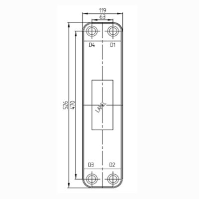 Паяный теплообменник HBL60E | Интернет-магазин TEPLOOBMENNIC.RU
