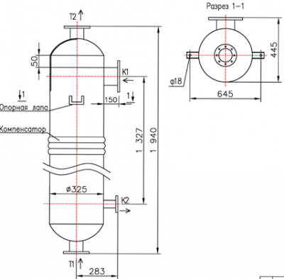 КС 300-1,5СК-8×1-20 | Интернет-магазин TEPLOOBMENNIC.RU