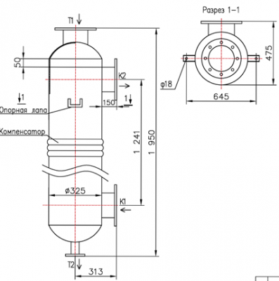КС 300-1,5СК-8×0,8-20,7 | Интернет-магазин TEPLOOBMENNIC.RU