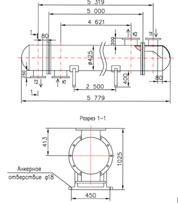 КС 400-5-16×1,5-65,0 | Интернет-магазин TEPLOOBMENNIC.RU