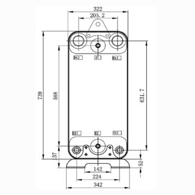 Паянный теплообменник HBL210E | Интернет-магазин TEPLOOBMENNIC.RU