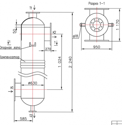 КС 600-1,5СК-8×0,8-94 | Интернет-магазин TEPLOOBMENNIC.RU