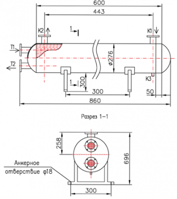 КС 250-0,6-8×0,8-4 | Интернет-магазин TEPLOOBMENNIC.RU