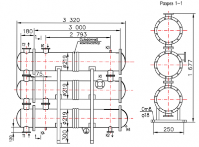 3КС 200Р-3-32×2-12 | Интернет-магазин TEPLOOBMENNIC.RU