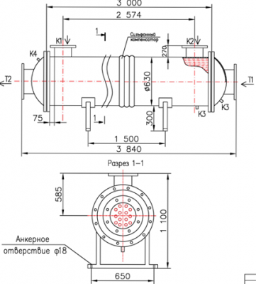 КС 600-3-16×1,5-107 | Интернет-магазин TEPLOOBMENNIC.RU